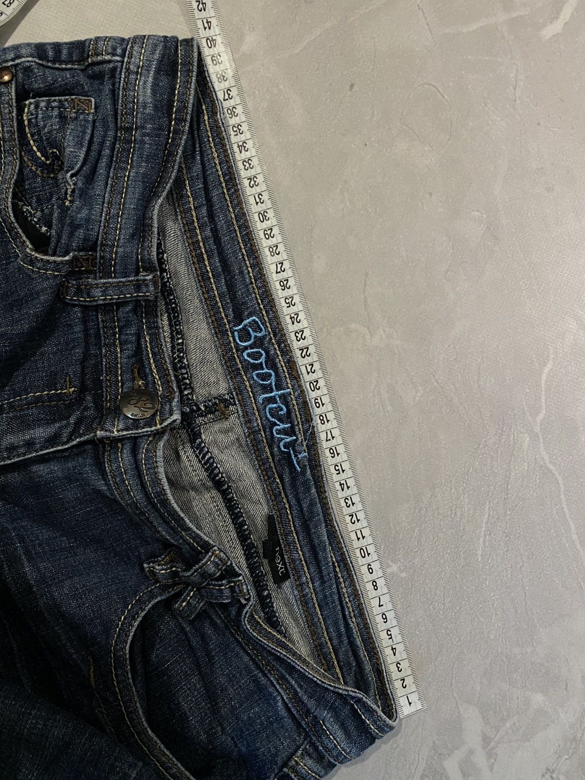 Vintage Dark Slim Archive Jeans / Vintage Retro Denim 90s Size US 32 / EU 48 - 6 Thumbnail