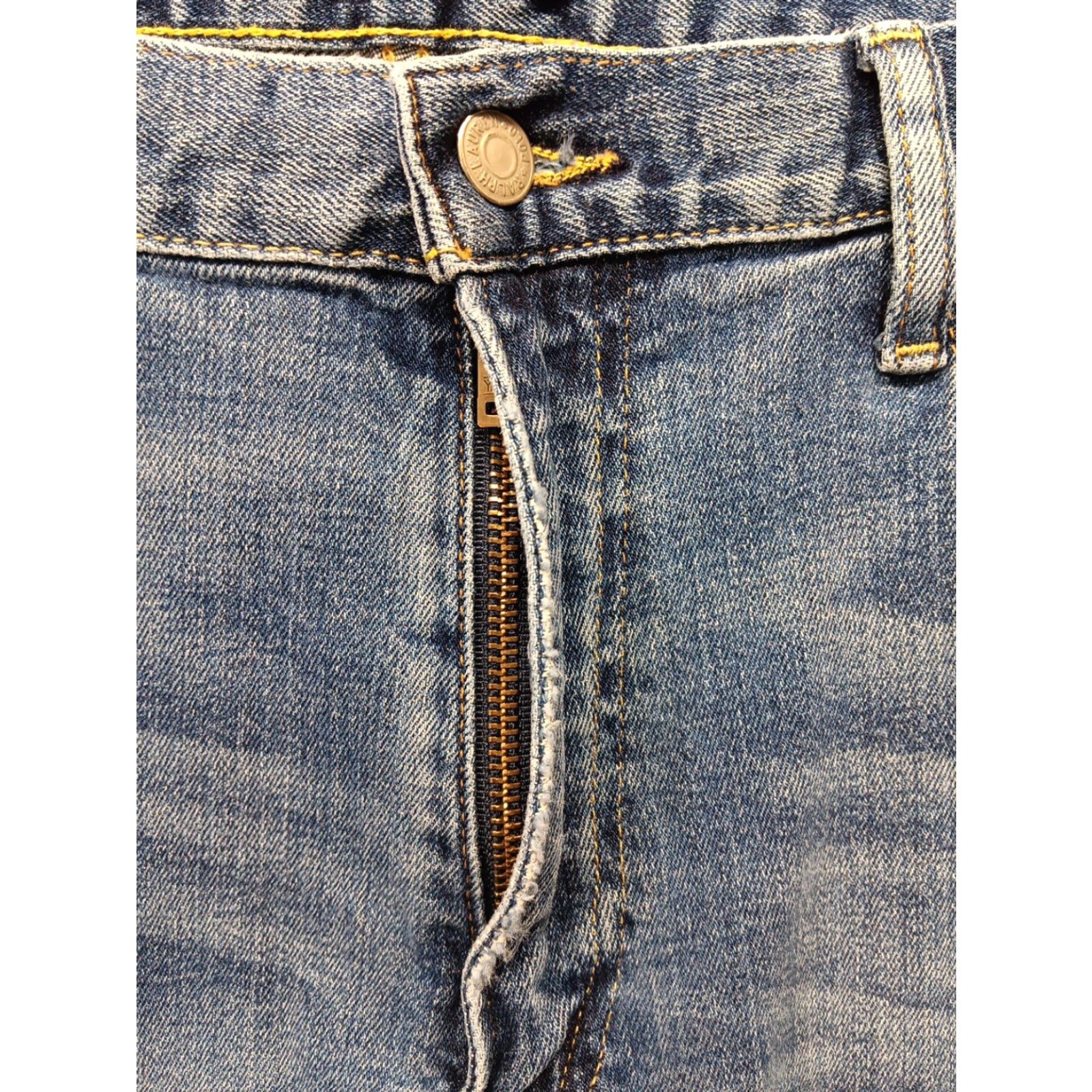 Polo Ralph Lauren Polo Ralph Lauren Hampton Jeans Men 36x30 Green Denim Relaxed Straight 5-Pocket Zipper Button Logo Regular Mulitseason - Mens Size US M / EU 48-50 / 2 - 5 Thumbnail
