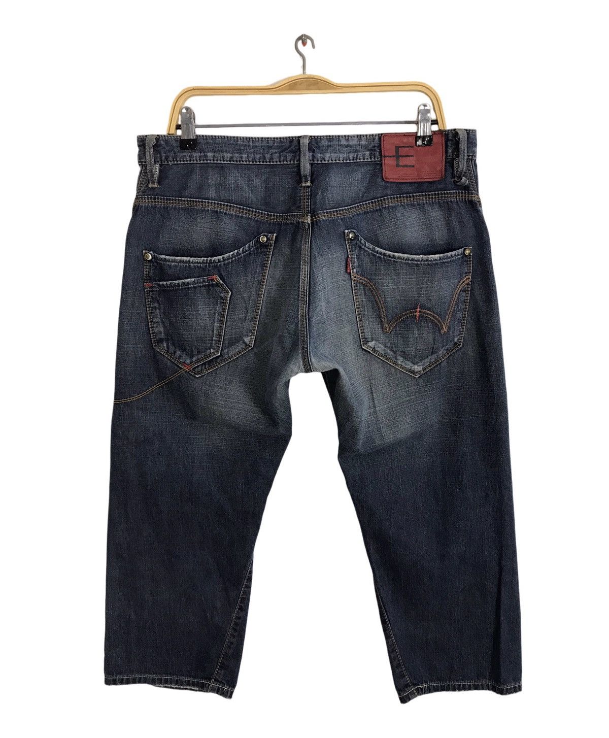 Edwin × Japanese Brand × Vintage Vintage Edwin Function Distressed Zipper Denim Short Size US 35 - 2 Thumbnail