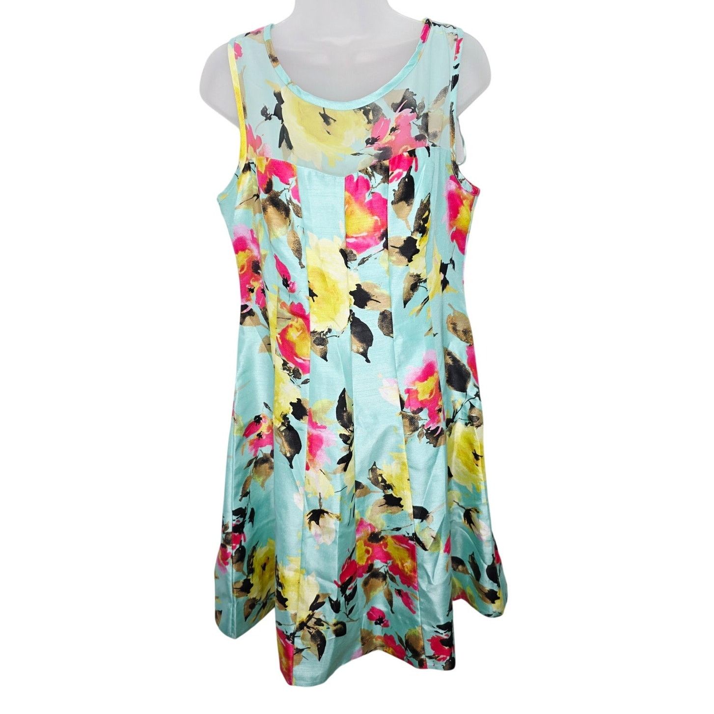 Other Chadwicks Boston Floral Fit Flare Dress Spring Garden Size M / US 6-8 / IT 42-44 - 1 Thumbnail