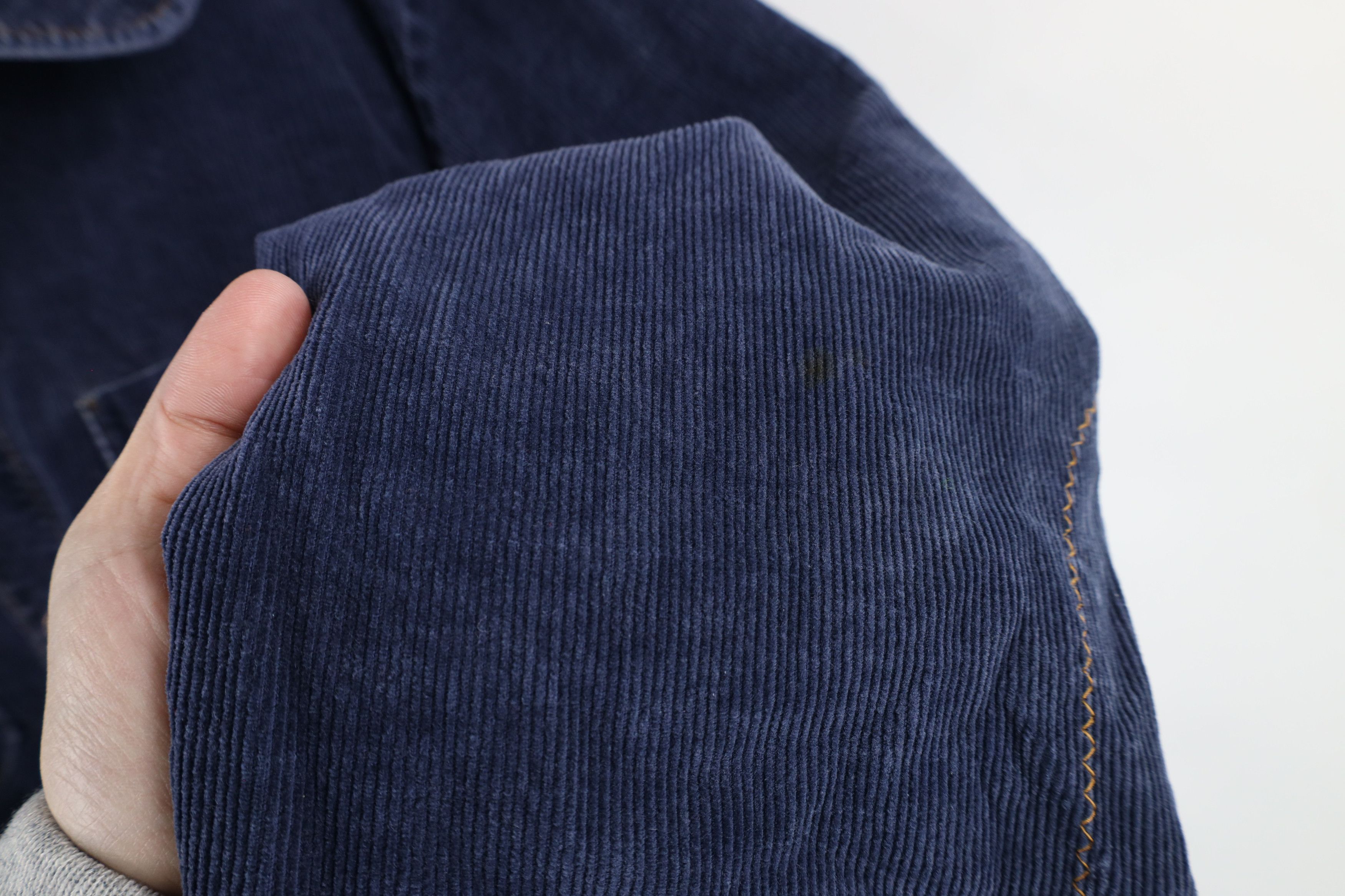 Vintage Vintage 50s 60s Streetwear Corduroy Trucker Jacket Blue USA Size M / US 6-8 / IT 42-44 - 8 Thumbnail