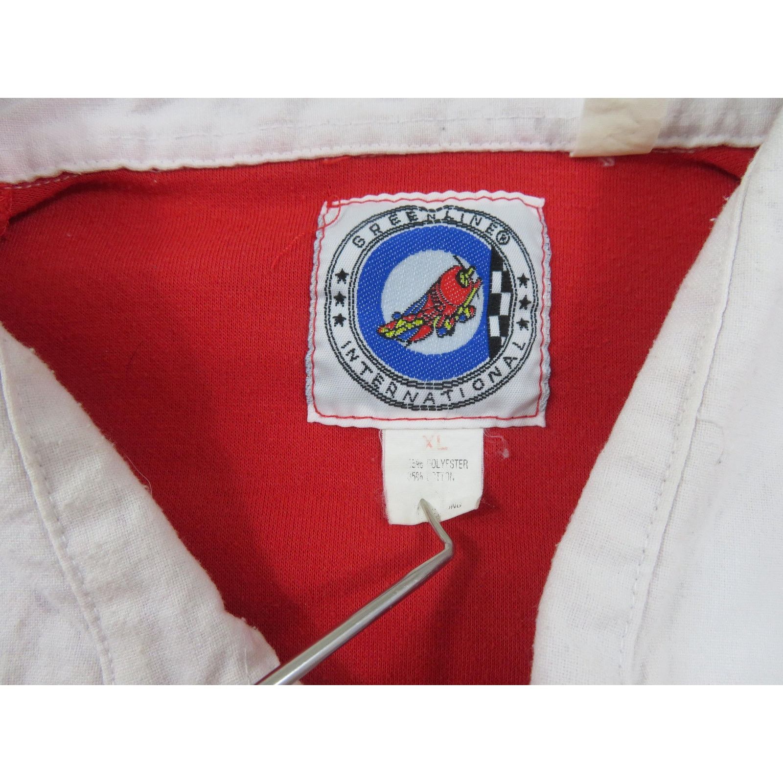 Other Greenline Rugby Style Shirt Short Sleeve Striped Sz XL 1990s Size US XL / EU 56 / 4 - 3 Thumbnail