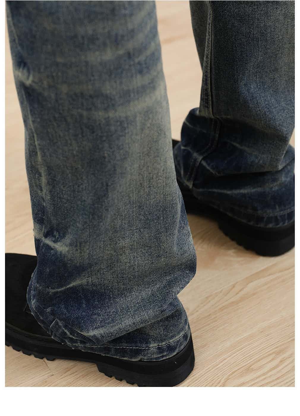 Jean × Vintage Unisex utility punk grunge bootcut hiphop flared jeans Size US 30 / EU 46 - 5 Thumbnail