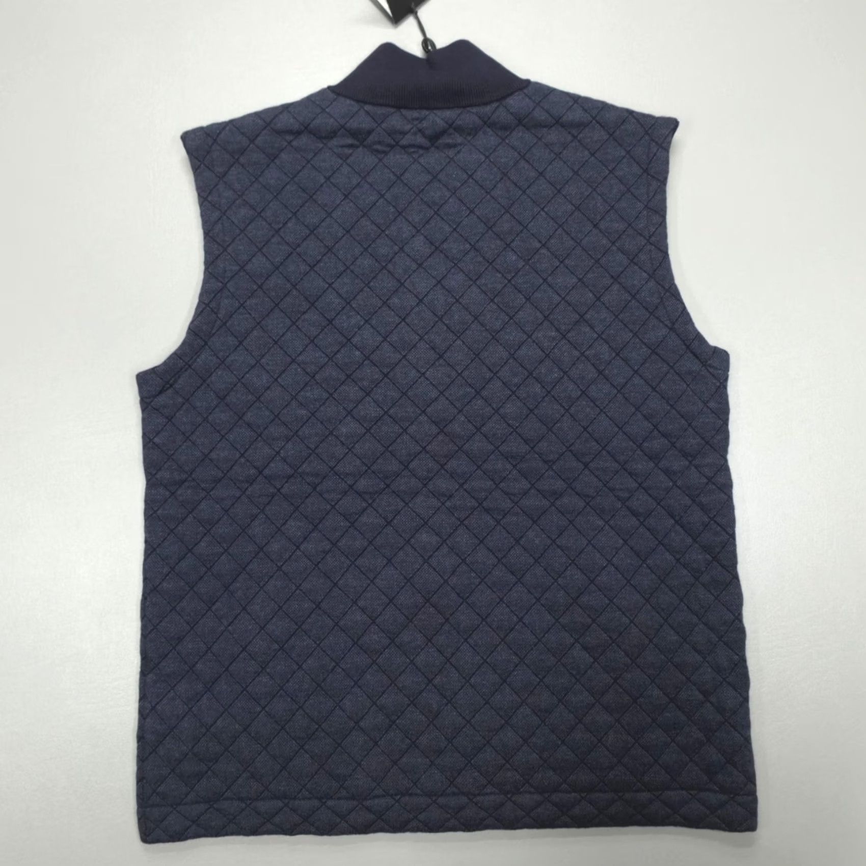 Ralph Lauren VINTAGE Ralph Lauren RLX Golf Full Zip Vest Mens M Quilted Silk Blend Blue 298.00 Size US M / EU 48-50 / 2 - 8 Thumbnail