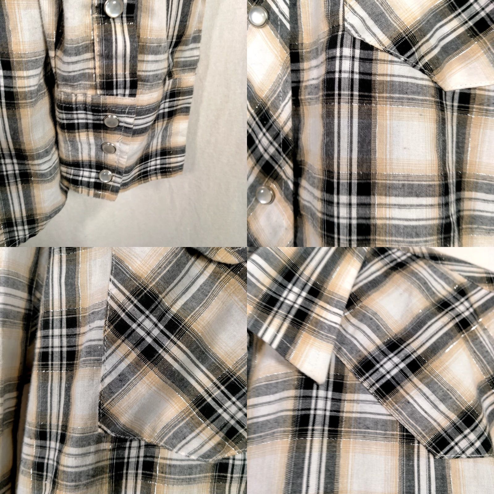 Roper Roper Western Shirt Men L Multicolor Plaid Snap Cowboy Rust Belted Metallic Accents Long Sleeve Button-Up Casual Workwear Filigreed? Size US L / EU 52-54 / 3 - 9 Thumbnail