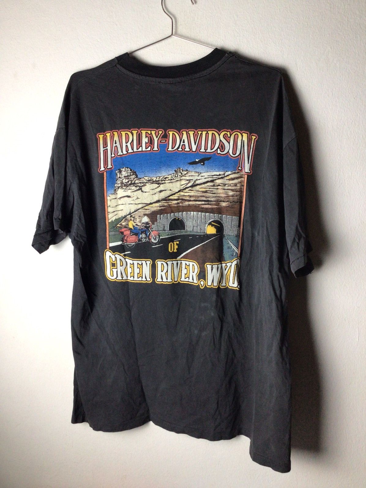 Band Tees × Harley Davidson Harley Davison 90's pocket Size US XL / EU 56 / 4 - 4 Thumbnail