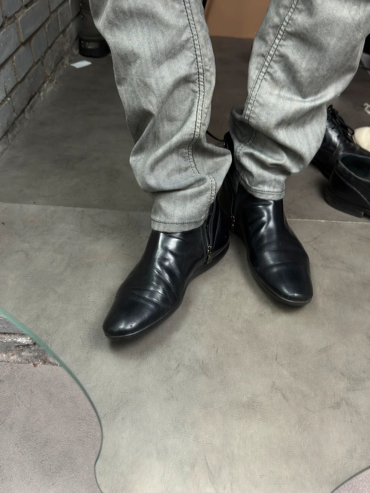 Prada Prada archive leather high top boots 90’s Size US 10.5 / EU 43-44 - 5 Thumbnail