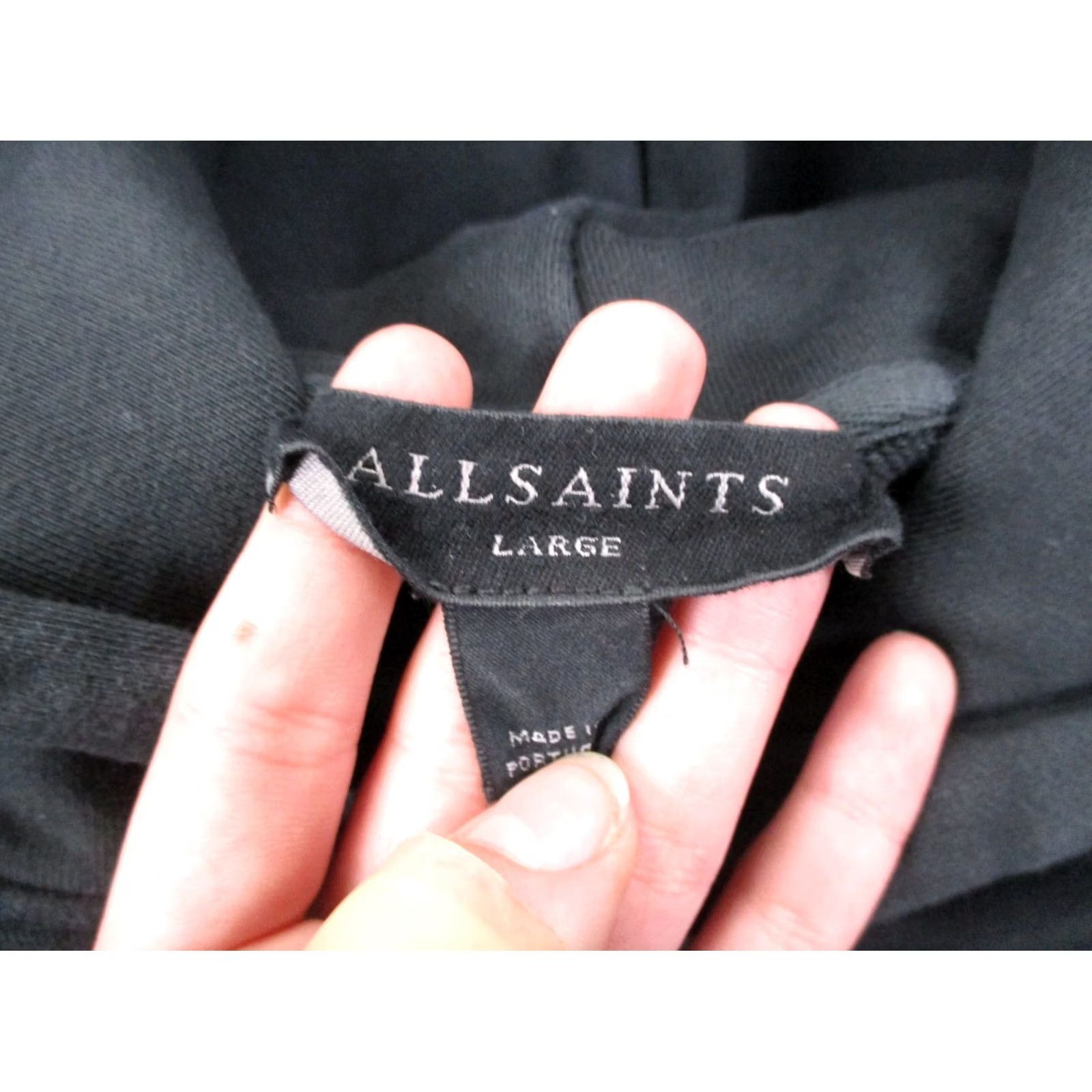 Allsaints AllSaints Hoodie Men L Black Logo Pullover Sweatshirt Streetwear 23 Hoodie Size US L / EU 52-54 / 3 - 7 Thumbnail