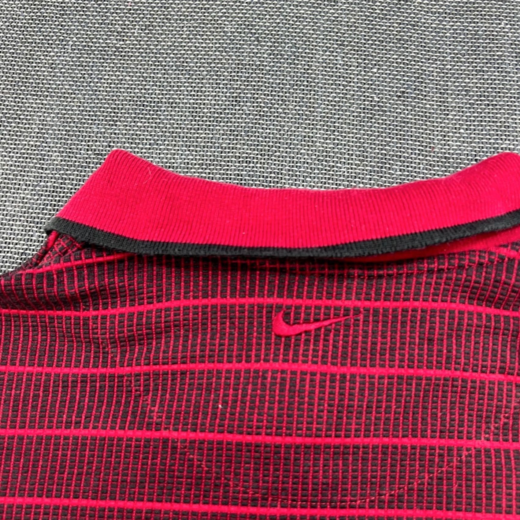 Nike Nike Vintage Striped Polo Shirt Mens Large Red 90s Shirt Nike Mens Large Red Polo Vintage 90s Tigers Yin Yang 3D Size US L / EU 52-54 / 3 - 7 Thumbnail