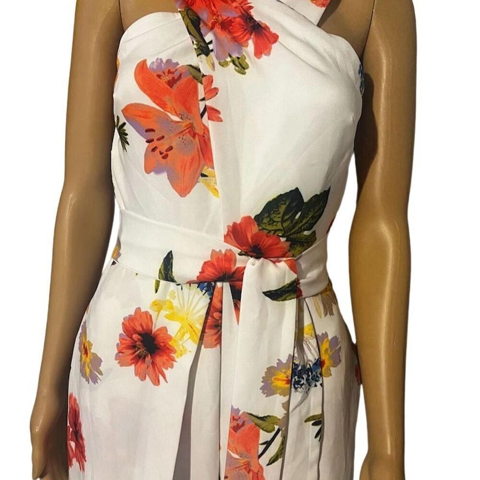 Other Alex Marie Floral Jumpsuit Women’s Size 2 Wide-Leg Summer Size 26" / US 2 / IT 38 - 4 Thumbnail