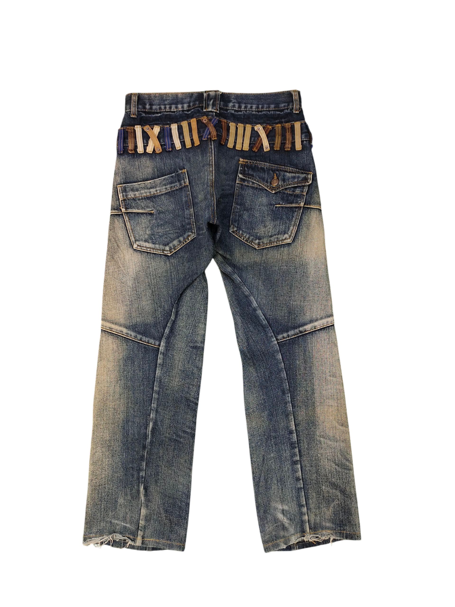 Number (N)ine × Undercover Breathmint Number Nine Double Waist Clawmark Denim Jeans Size US 31 - 8 Thumbnail