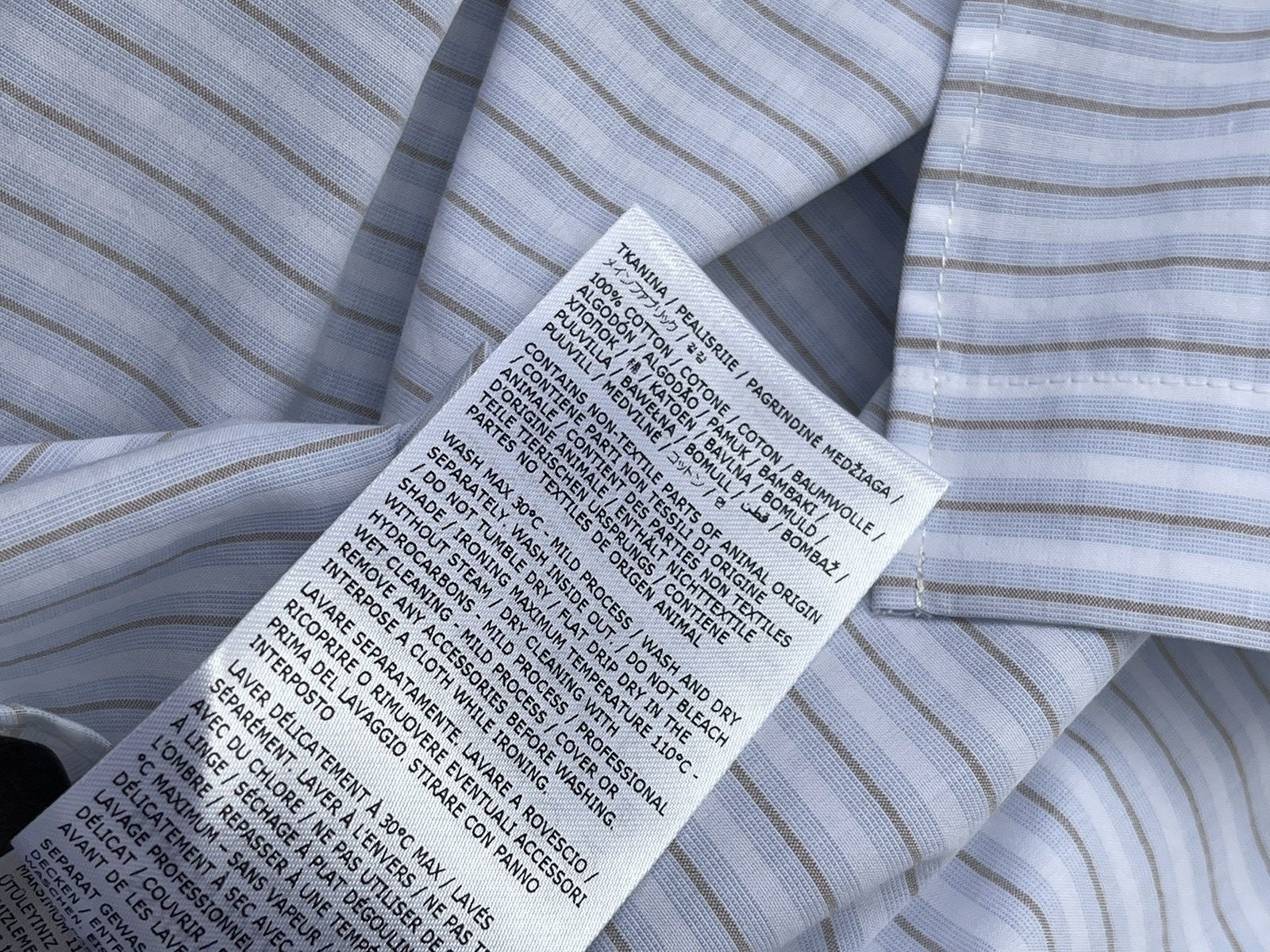Maison Margiela !DS! SS23 Maison Margiela Stripped Numbers White Shirt Size M / US 6-8 / IT 42-44 - 22 Thumbnail