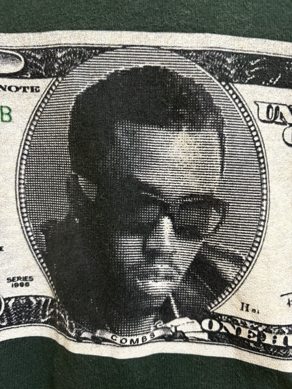 Rap Tees Vintage 90s Puff Daddy P Diddy Dollar Band Rap T-Shirt Size US L / EU 52-54 / 3 - 6 Thumbnail