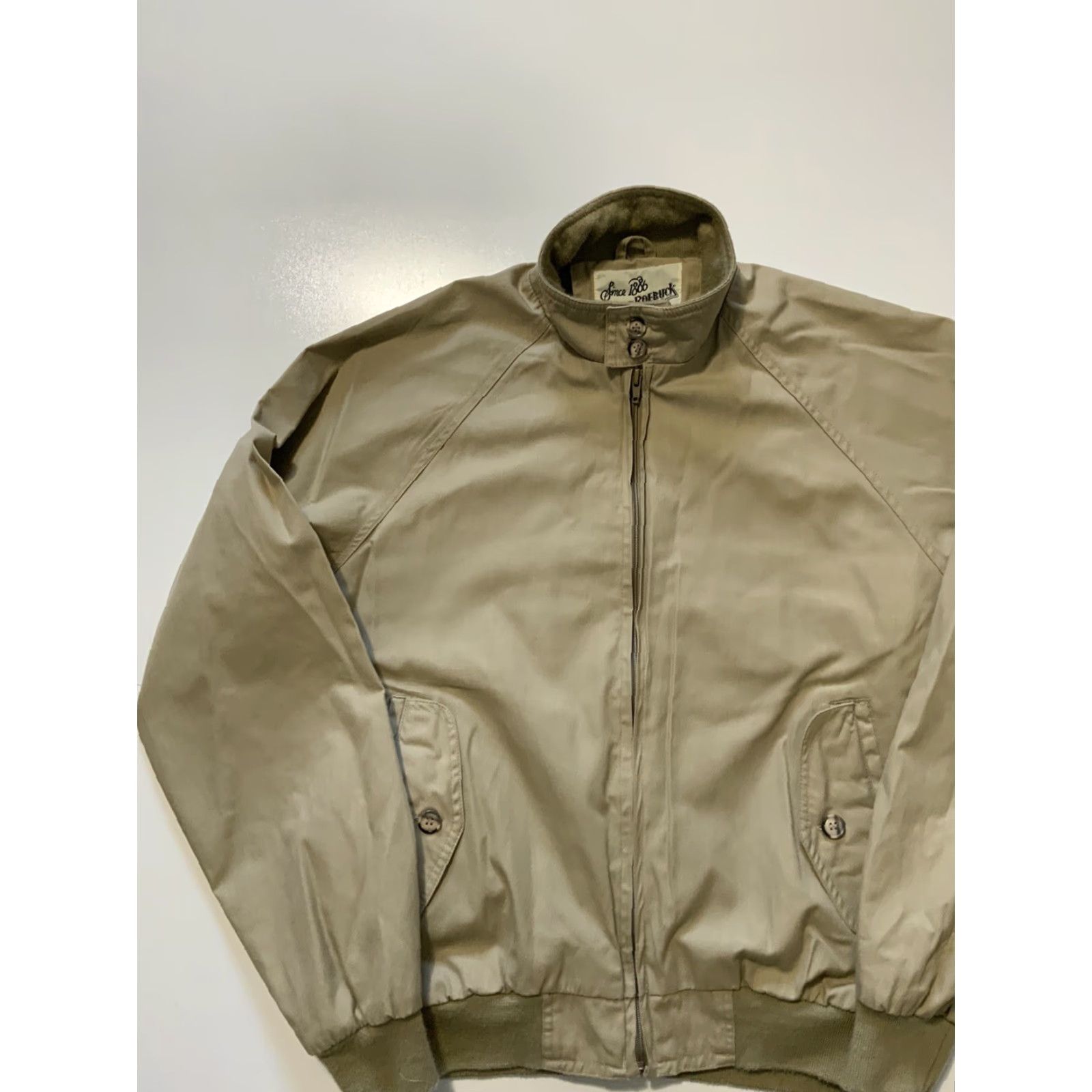 Vintage VINTAGE Sears Roebuck Workwear Khaki Smokers Plaid Lined Jacket Sz. S Beige 70s 80s Mens Womens Shirts? Size US S / EU 44-46 / 1 - 4 Thumbnail