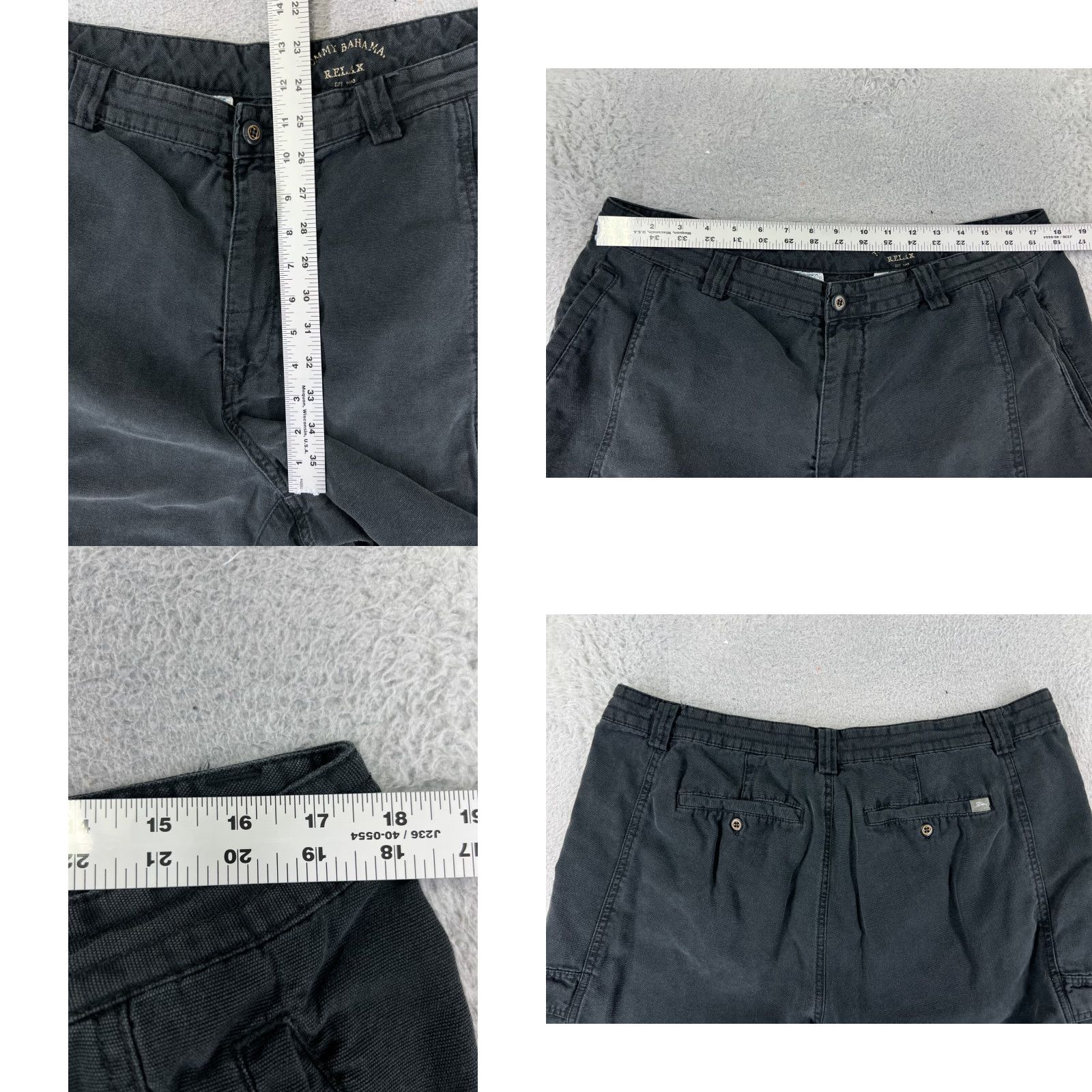 Tommy Bahama Tommy Bahama Shorts Men 38 Black Cotton Blend Tencel Chino Beach Resort Vacation Size US 38 / EU 54 - 9 Thumbnail