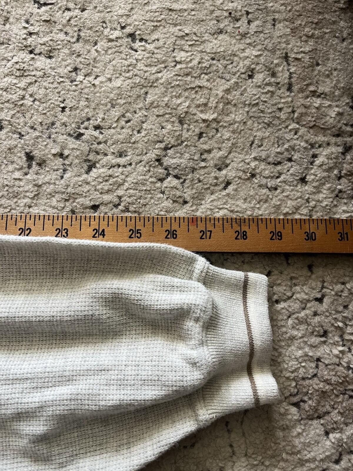 Vintage Vintage Jazzman Waffle Knit Thermal Sweatshirt L Size US XL / EU 56 / 4 - 7 Thumbnail