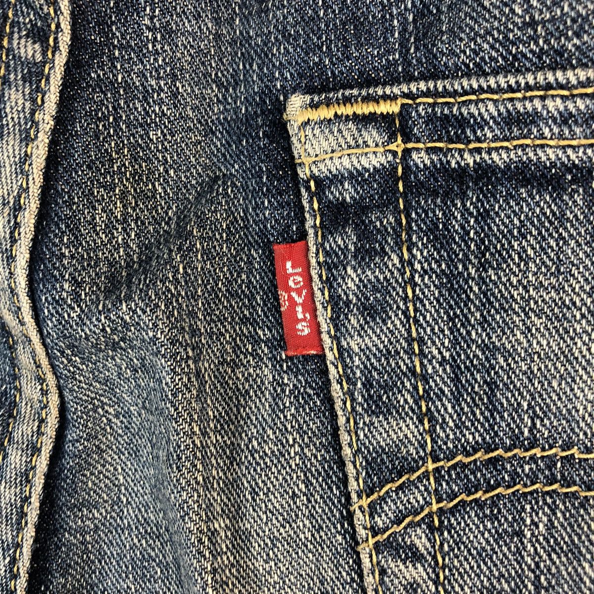Levi's Levis 533 Blue Denim ripped distressed Pants #A2609 Size US 36 / EU 52 - 21 Thumbnail