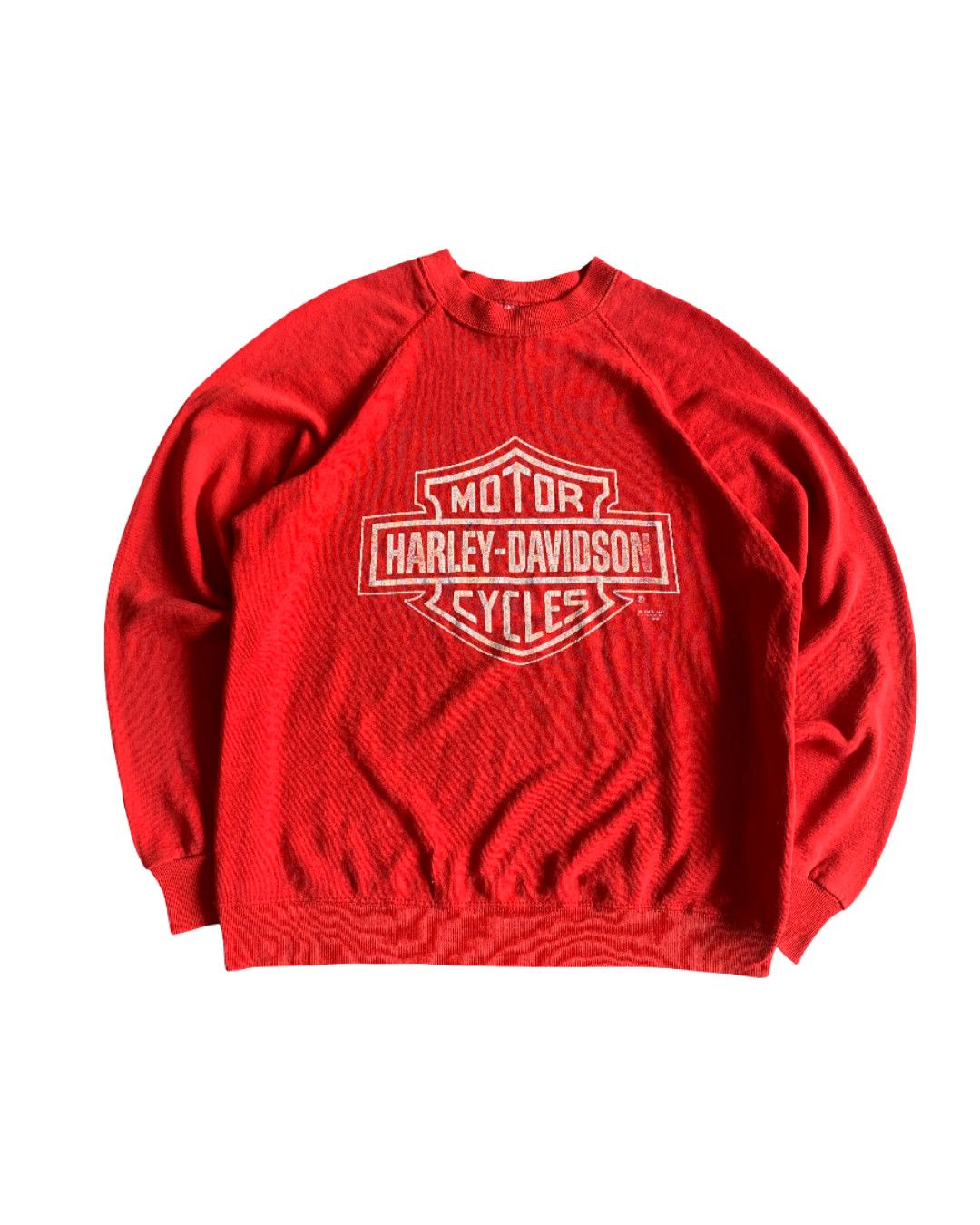 Harley Davidson 💎 Vintage 3D Emblem 1990 Harley Davidson Sweatshirts Size US L / EU 52-54 / 3 - 1 Thumbnail
