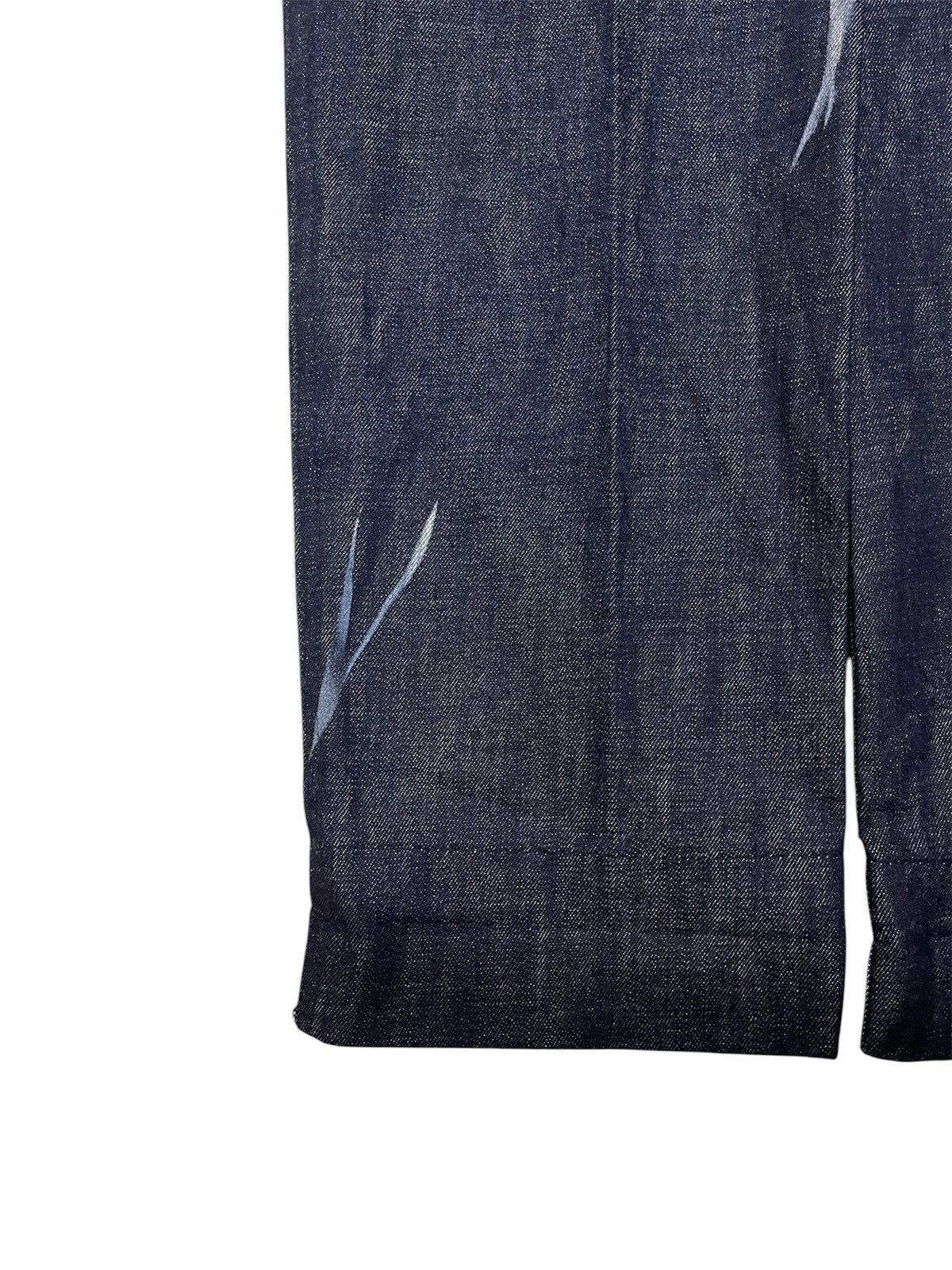 If Six Was Nine Japanese Addmake Abstract Painted Splash Art Jeans Size US 35 - 9 Thumbnail