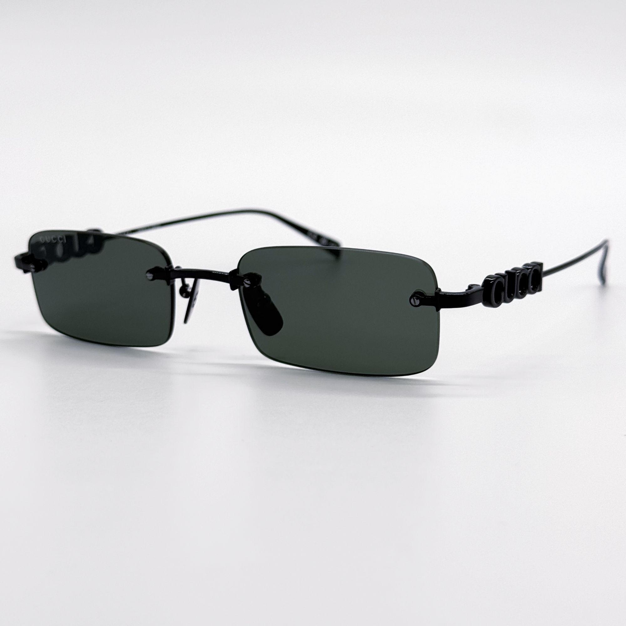 Gucci NEW GUCCI GG1808S 001 SUNGLASSES BLACK UNISEX EYEWEAR Size ONE SIZE - 2 Thumbnail