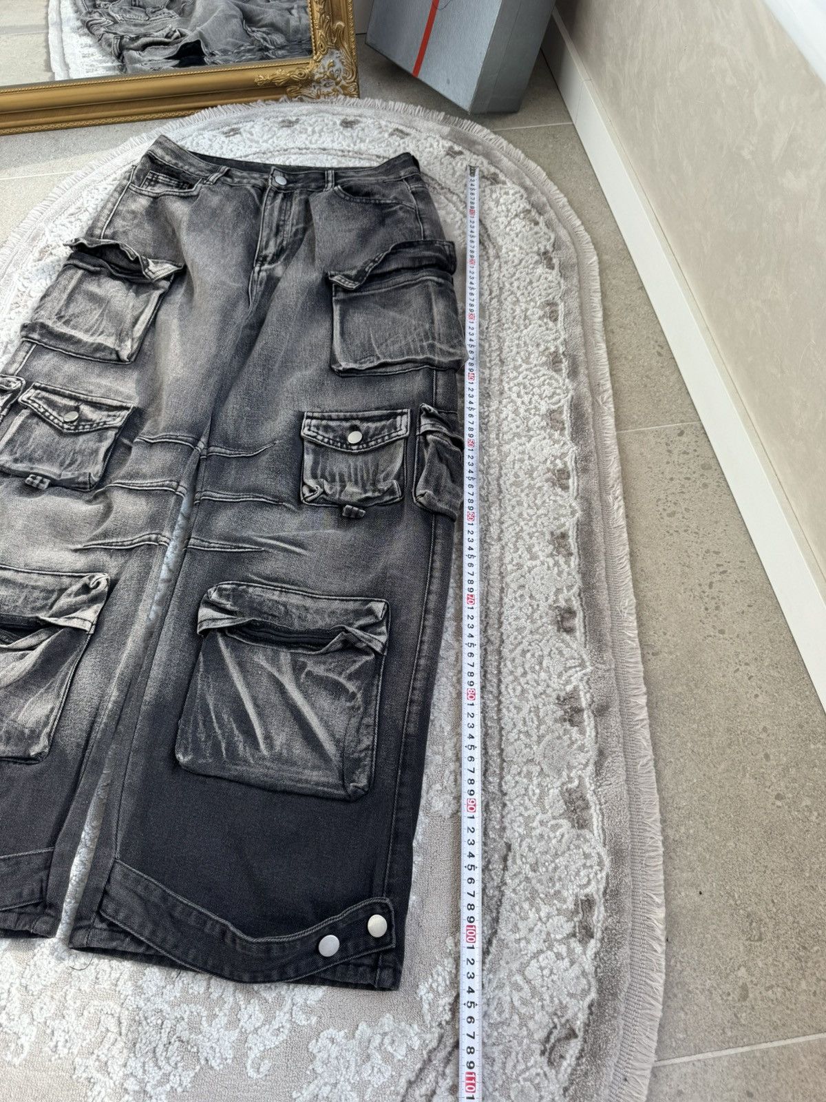Japanese Brand Rare Vtg Japan Cargo Jeans Multi Pocket Tactical Size US 34 / EU 50 - 6 Thumbnail