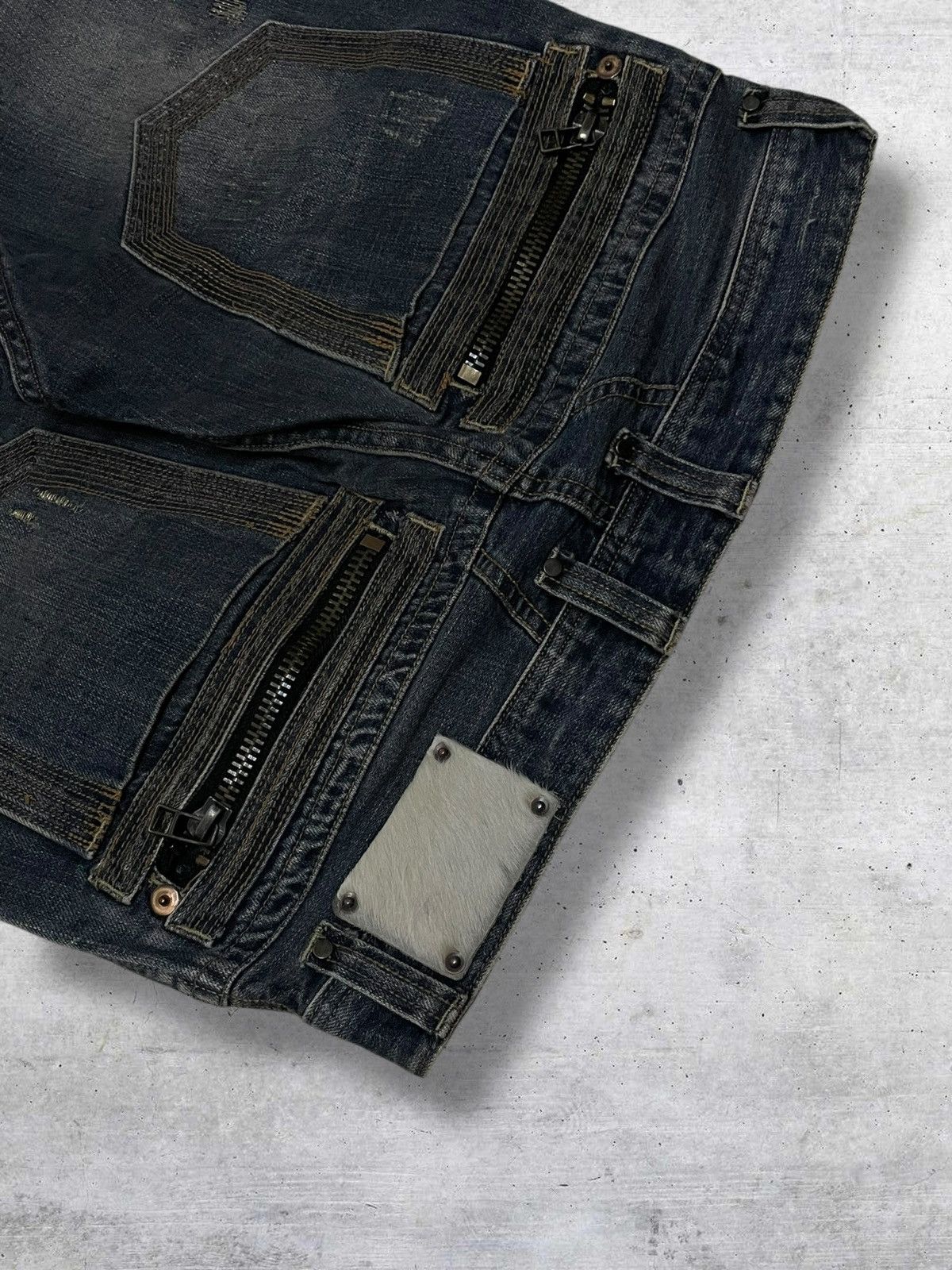 PPFM URBAN CRAFT 1990S DISTRESSED LAYERED JAPAN DESIGNER STYLE Size US 32 / EU 48 - 14 Thumbnail