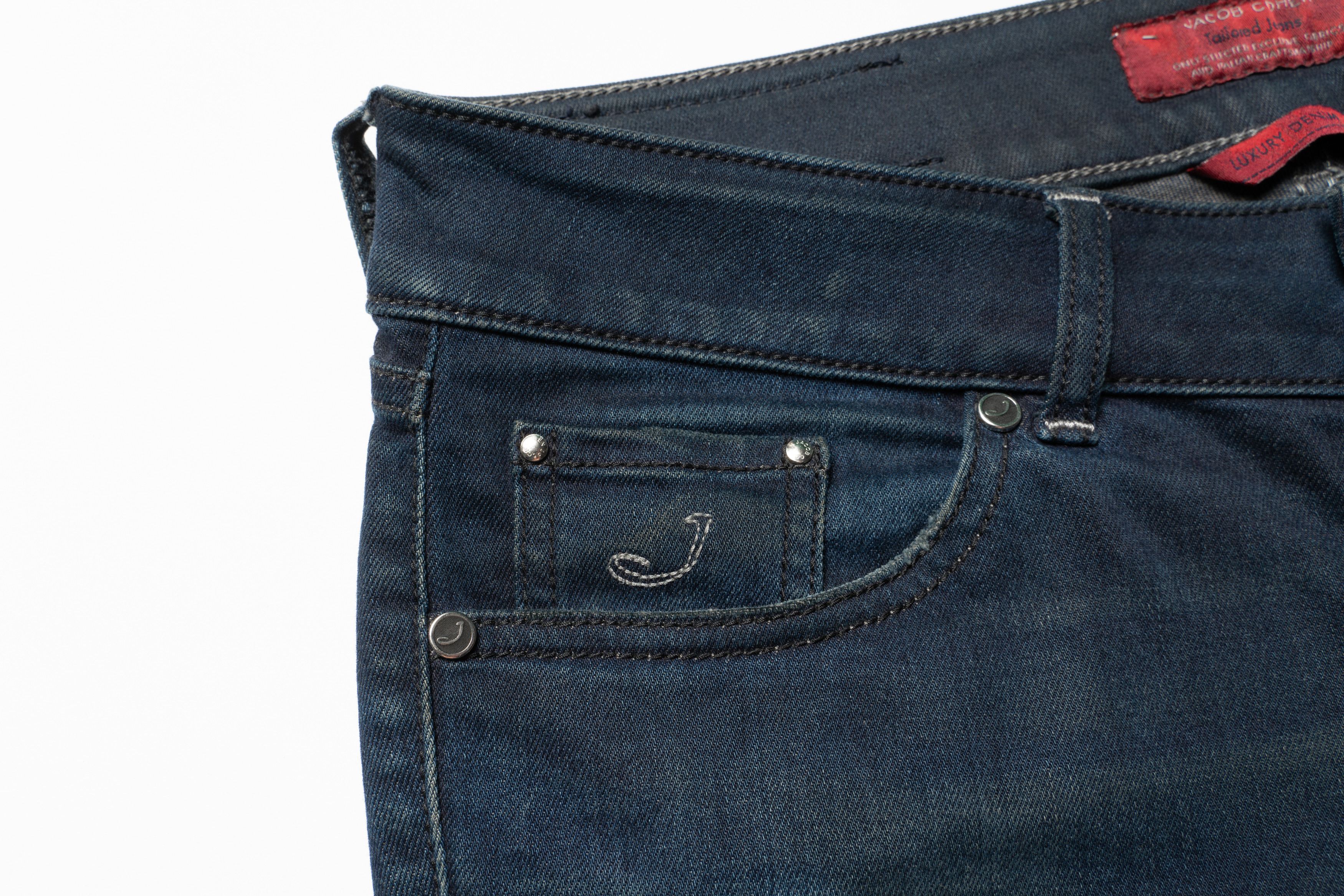 Jacob Cohen 🔴 JACOB COHEN J713 Blue Denim Jeans Women’s Size 31" - 5 Thumbnail