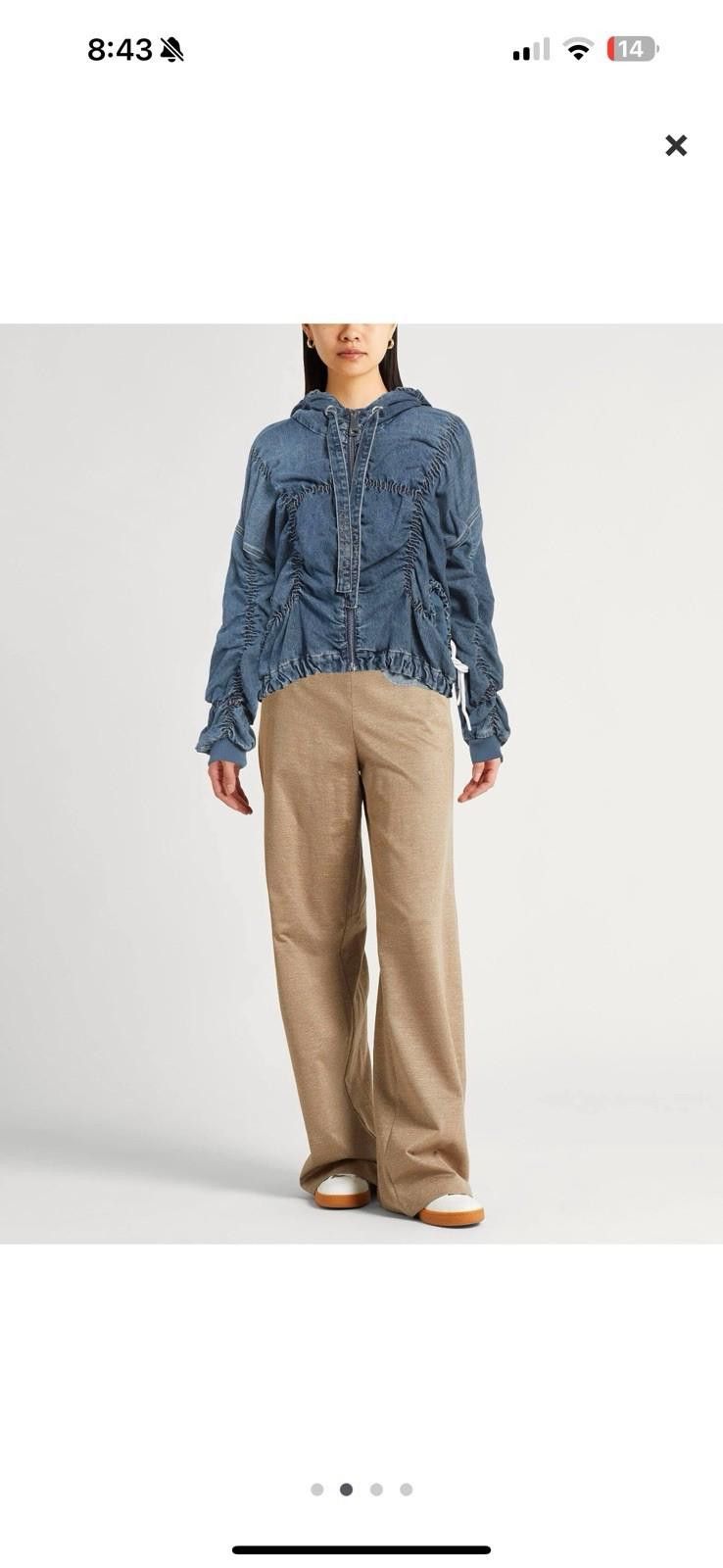 Khrisjoy KhrisJoy Puff Cloud Jeans Puffer Blue Sz 01/M/L Ret$2850 Size L / US 10 / IT 46 - 6 Thumbnail