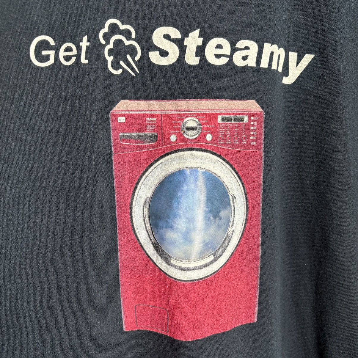Vintage Vintage Get My Steamy LG Washing Machine Graphic T-Shirt Size US L / EU 52-54 / 3 - 2 Thumbnail