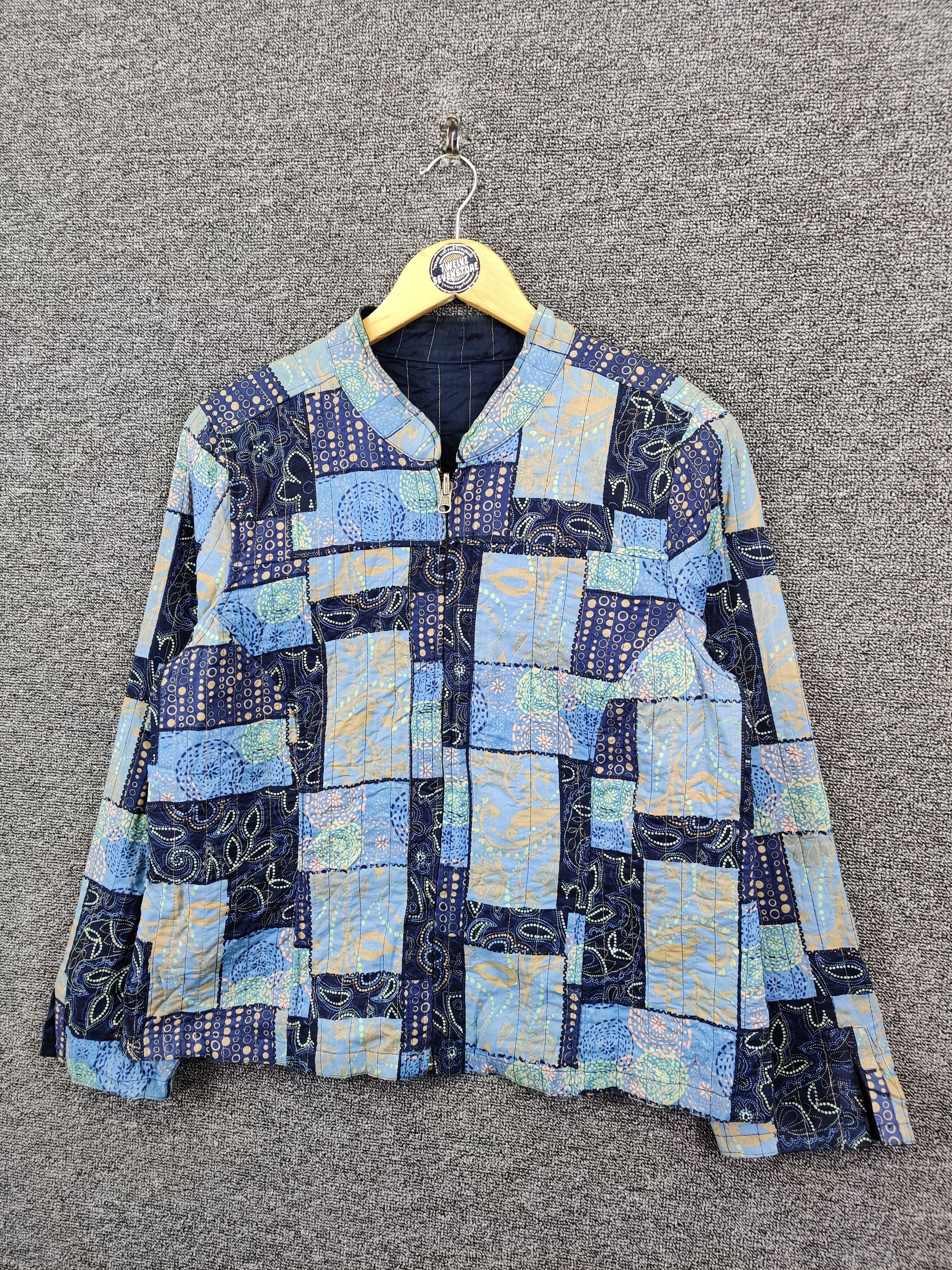 The Unbranded Brand Patchwork Boro Quilted Reversible Jacket Like Kapital Size US M / EU 48-50 / 2 - 2 Thumbnail