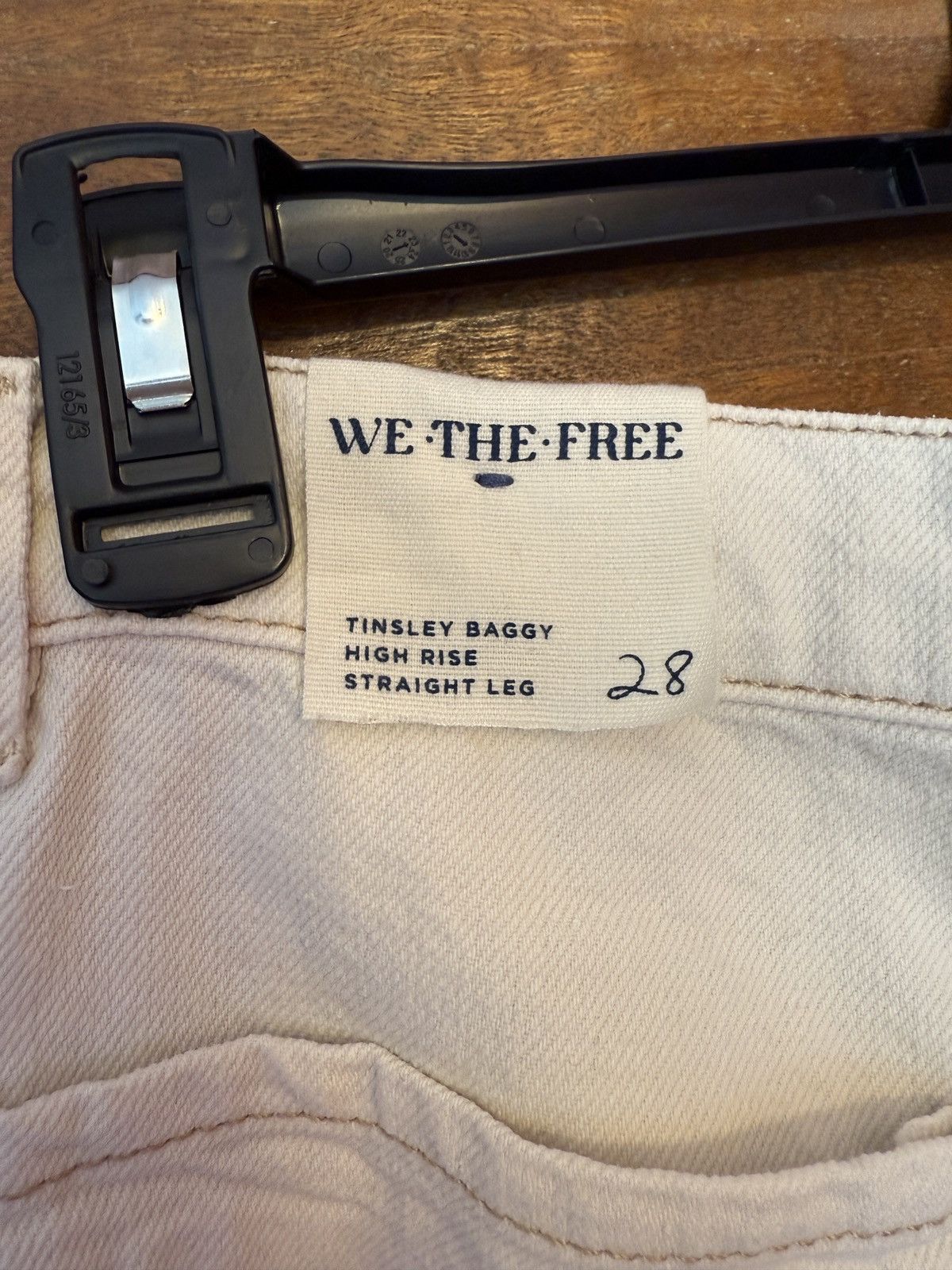 Free People Free People Tinsley Baggy High Rise Straight Leg Denim 28 Size 28" / US 6 / IT 42 - 9 Thumbnail
