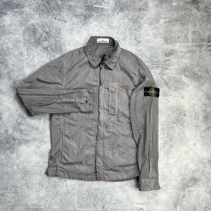 Silver stone island store overshirt