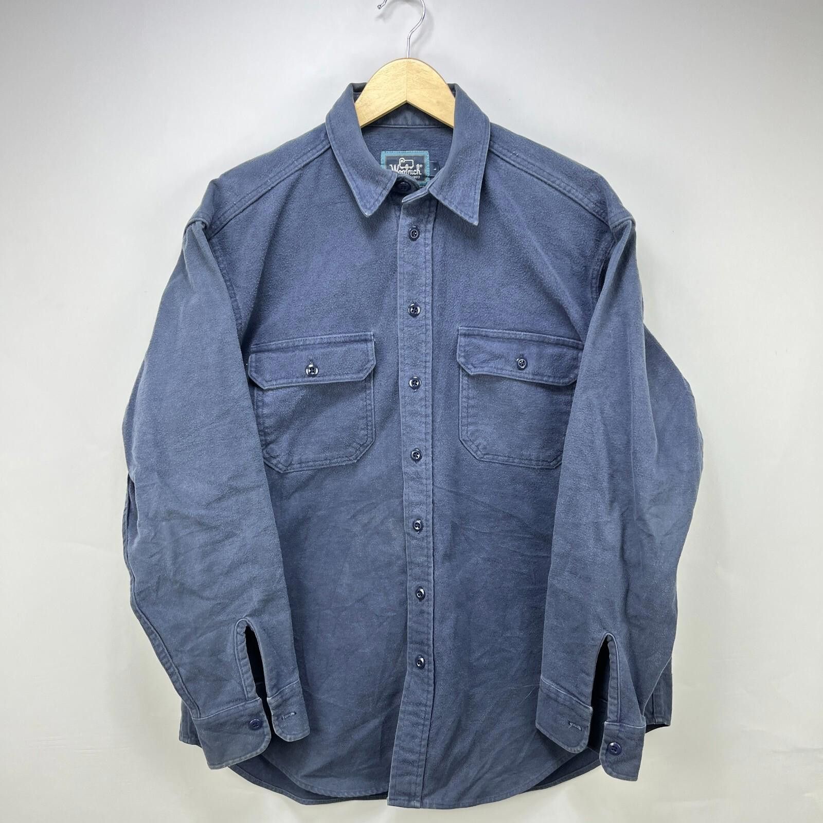 Woolrich Woolen Mills Vintage 90s Woolrich Button-Up Long Sleeve Shirt Large Size US M / EU 48-50 / 2 - 1 Thumbnail