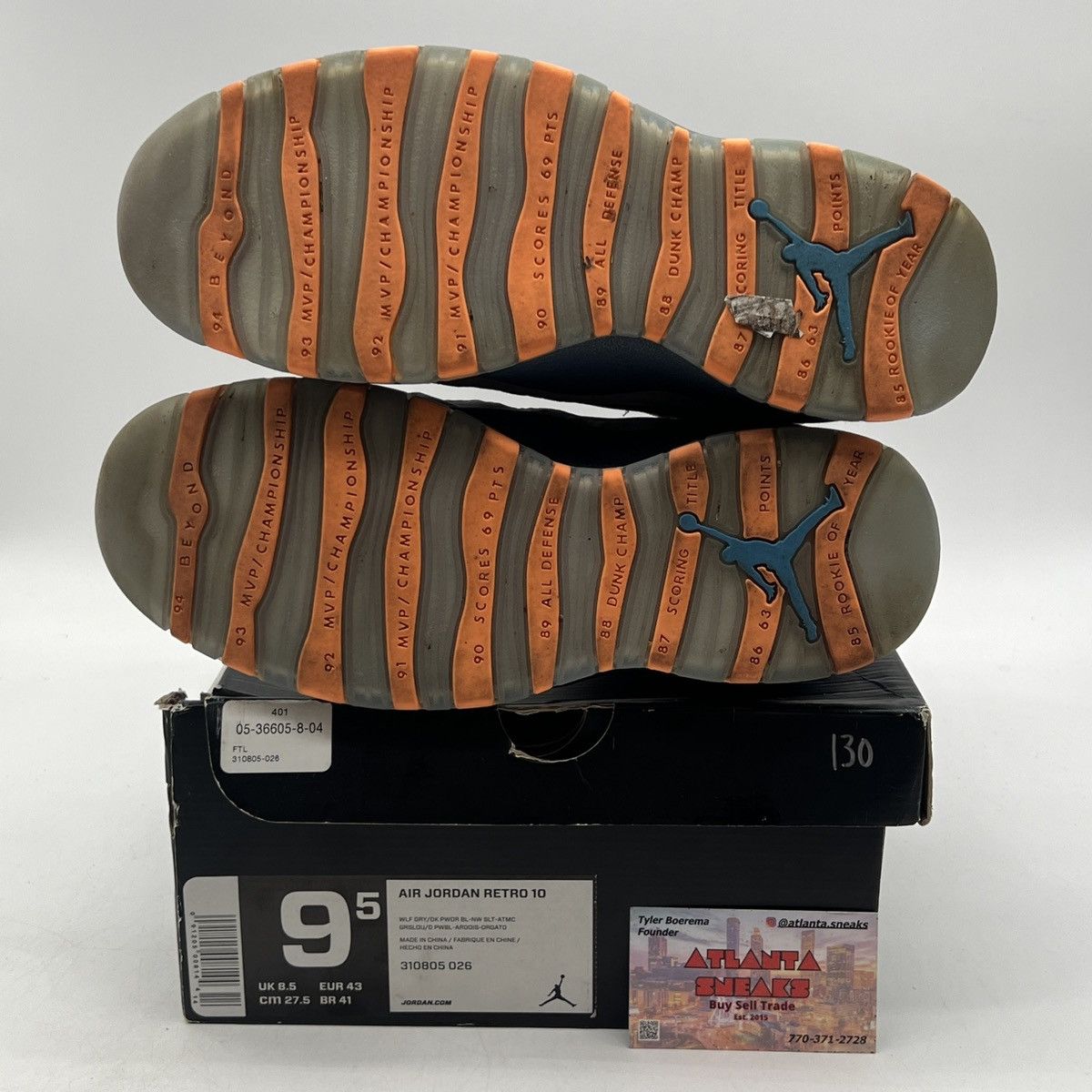Jordan Brand Air Jordan 10 bobcats Size US 9.5 / EU 42-43 - 8 Thumbnail