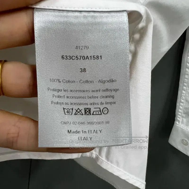 Dior Dior White Long Sleeve Cotton T. Size XXS / US 00 / IT 34 - 3 Thumbnail