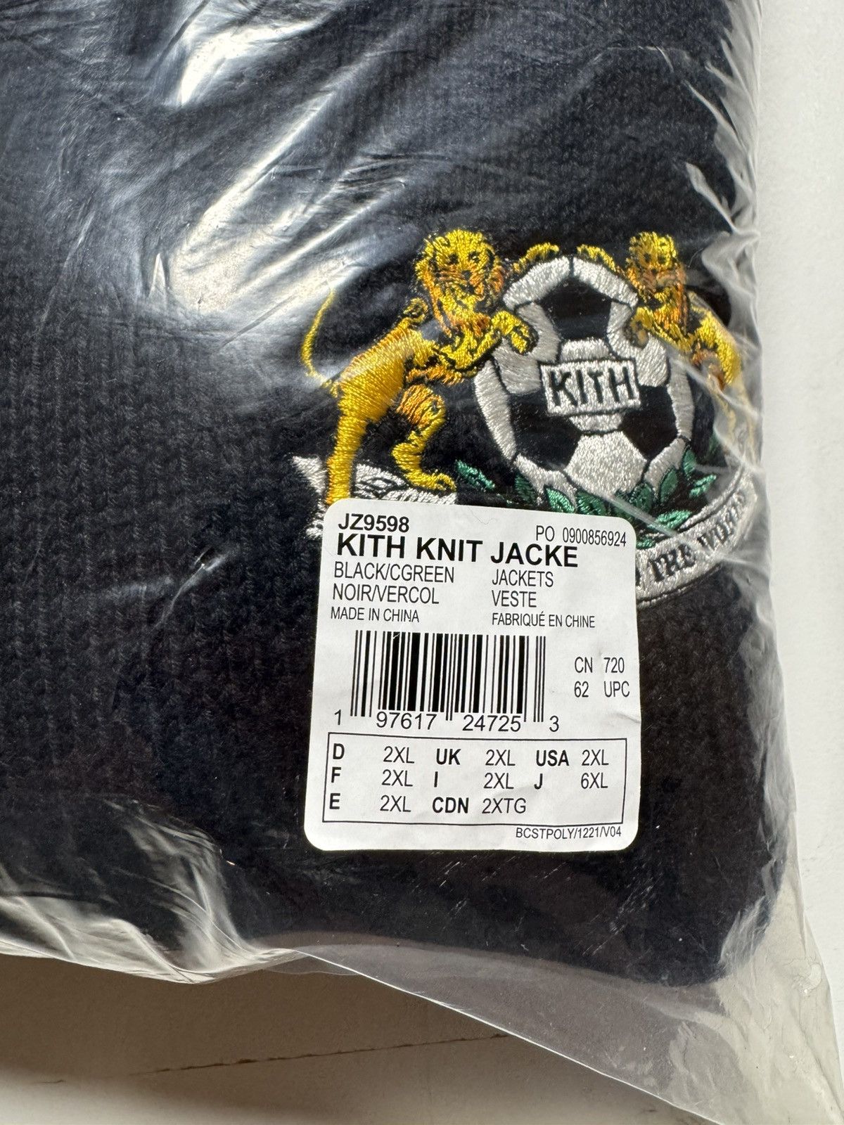 Adidas × Kith Kith x Adidas Football Wyona Knit Jacket Size US XXL / EU 58 / 5 - 6 Thumbnail
