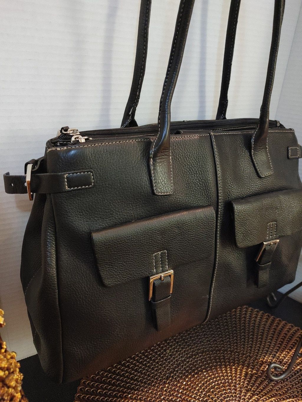 Etienne Aigner Etienne Aigner Leather Tote Size ONE SIZE - 3 Thumbnail