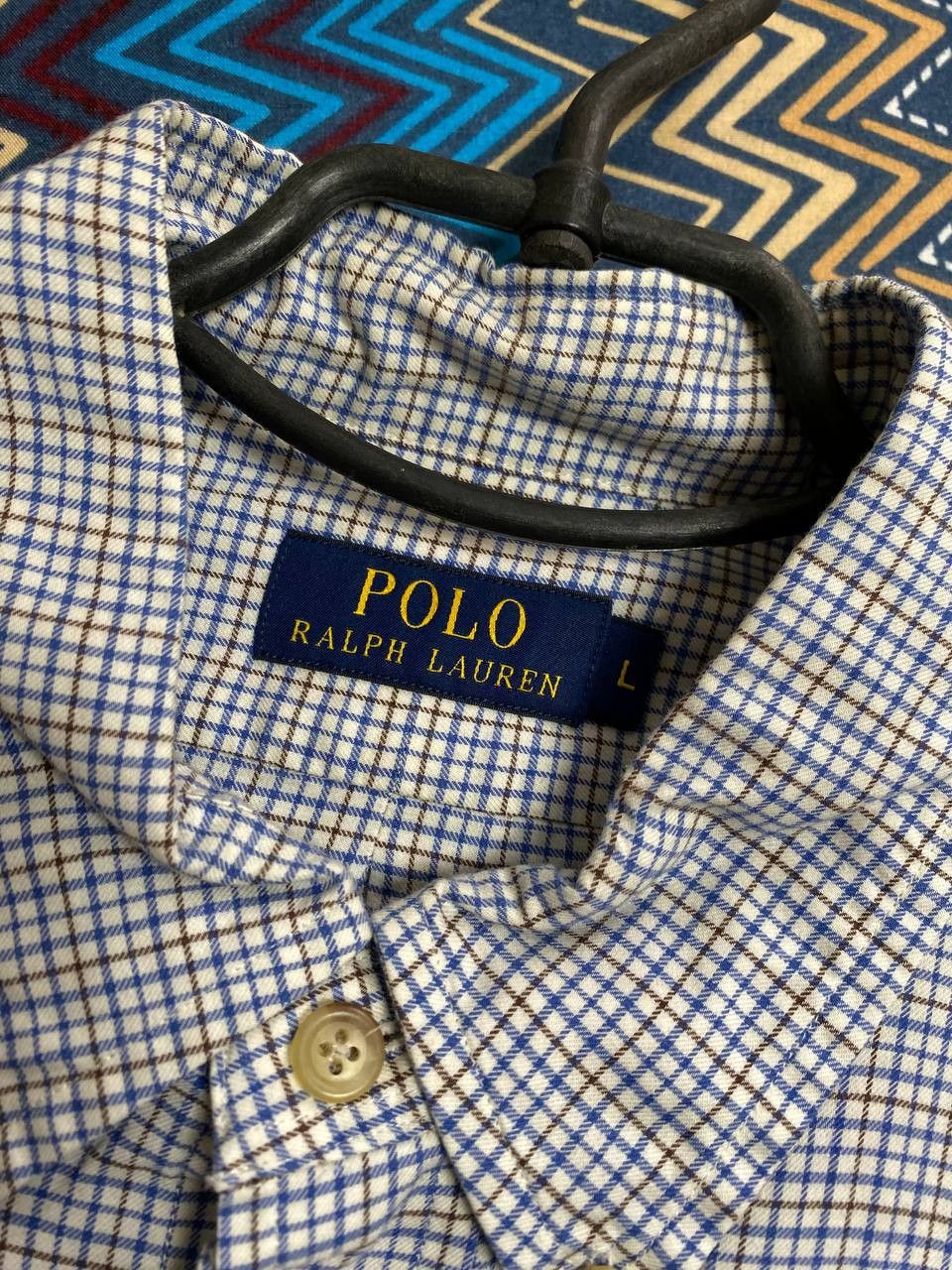 Polo Ralph Lauren × Ralph Lauren Vintage Ralph Lauren Checked Button Up Ls Shirt Size US L / EU 52-54 / 3 - 2 Thumbnail