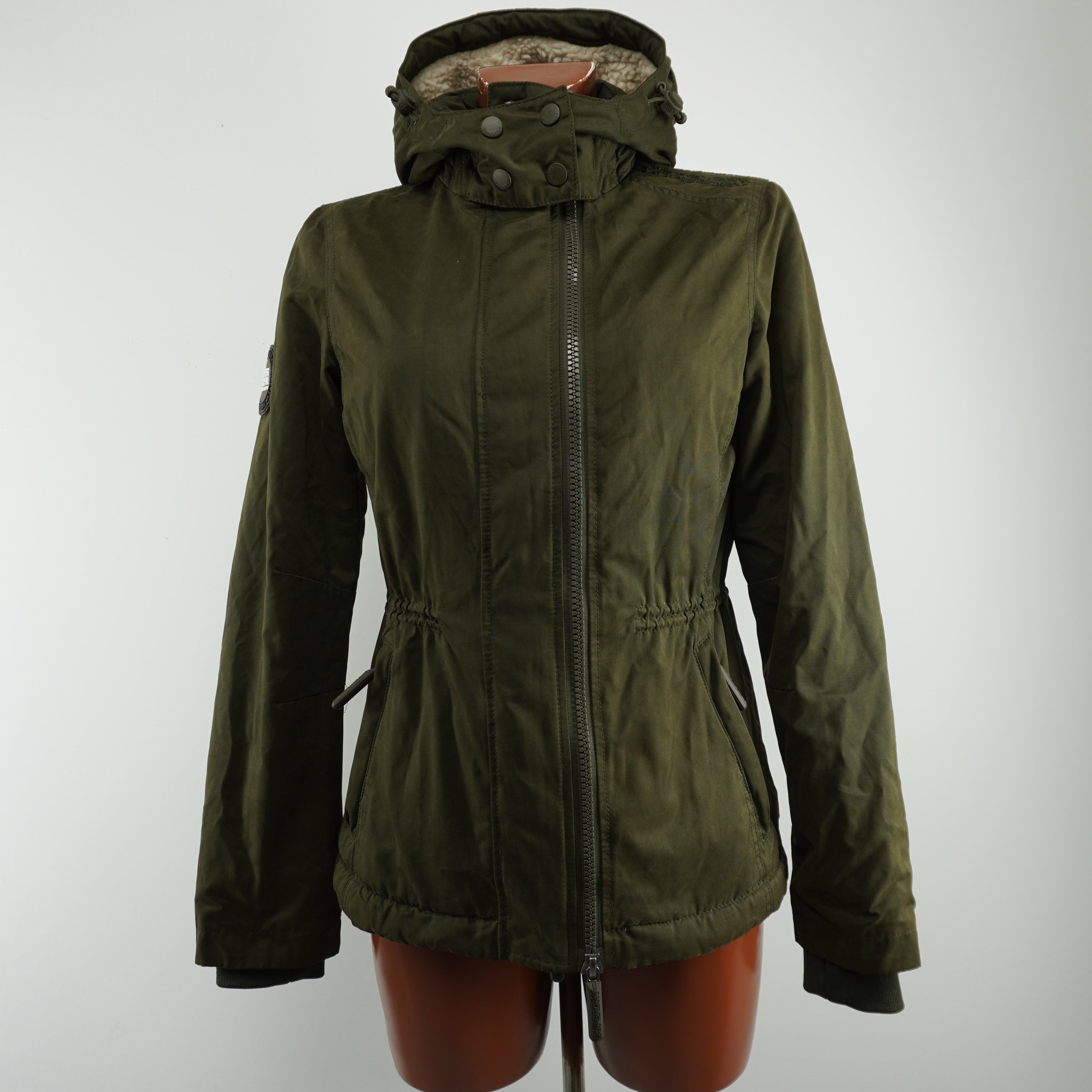 Superdry Superdry Women's Khaki Parka Size M / US 6-8 / IT 42-44 - 1 Thumbnail