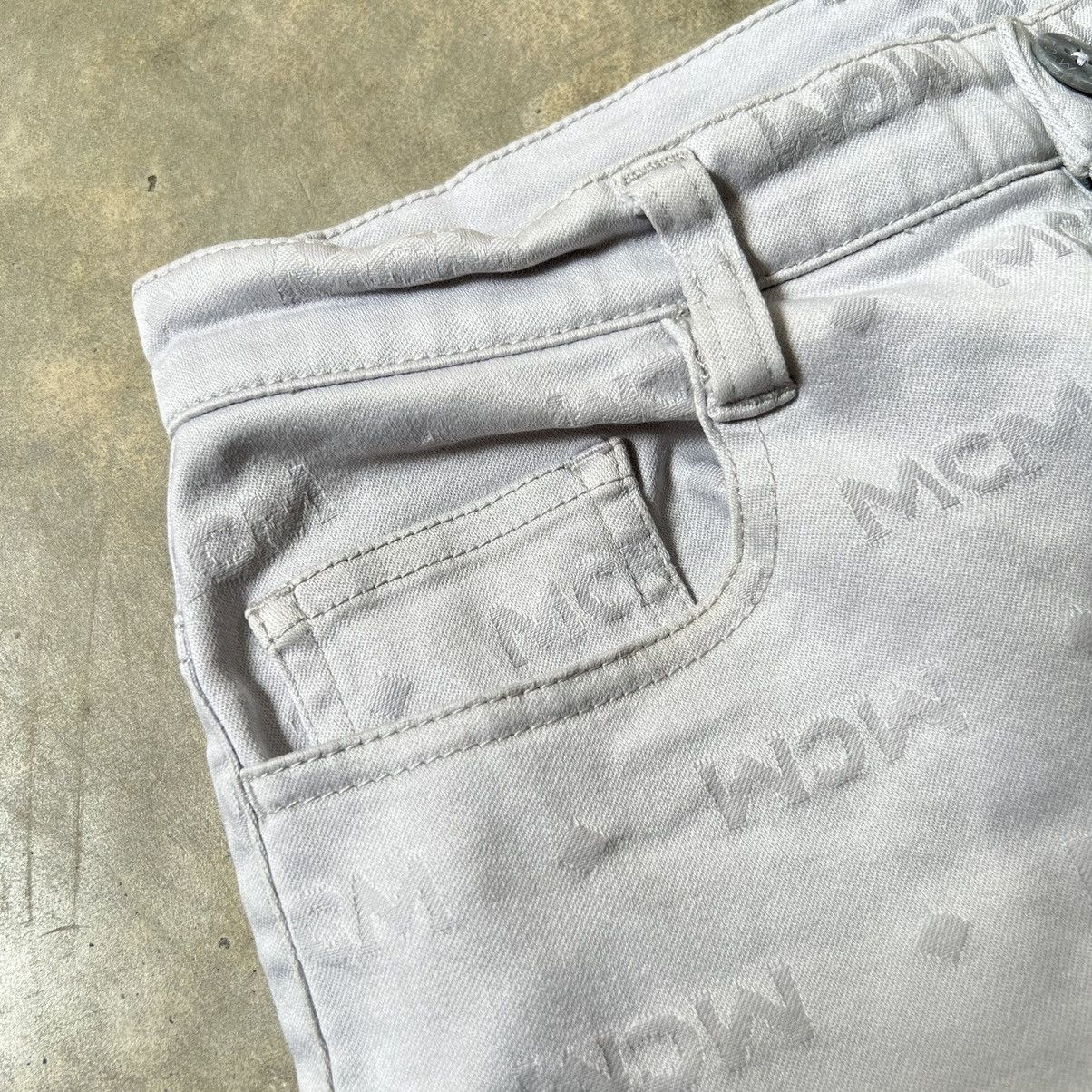 MCM Vintage 90s MCM Legere Monogram Pants Size 25" / US 0 / IT 36 - 7 Thumbnail