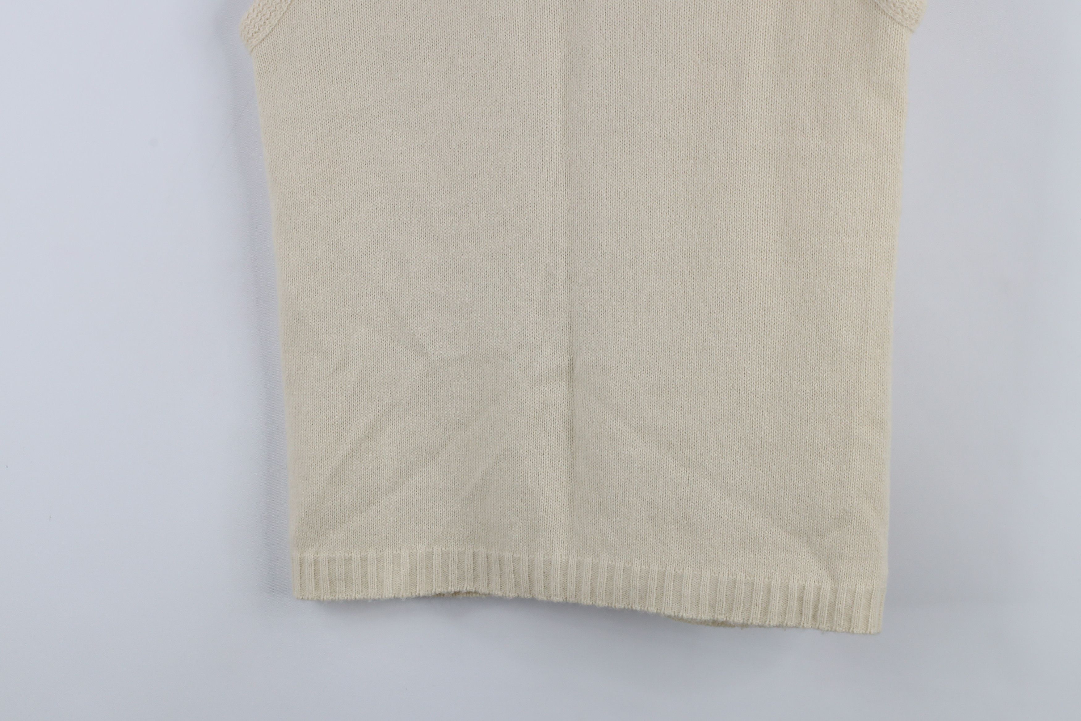 Vintage Vintage 50s Streetwear Eye Button Knit Cardigan Sweater Vest Size S / US 4 / IT 40 - 9 Thumbnail