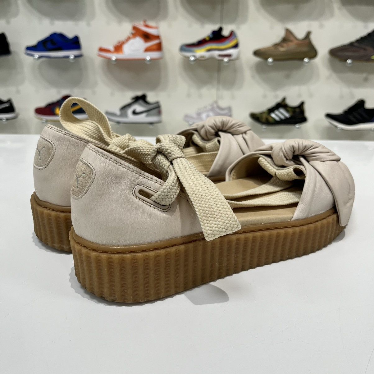 Fenty Puma Bow Creeper Sandal Rihanna Fenty Pink Tint (W) Size US 10 / IT 40 - 6 Thumbnail