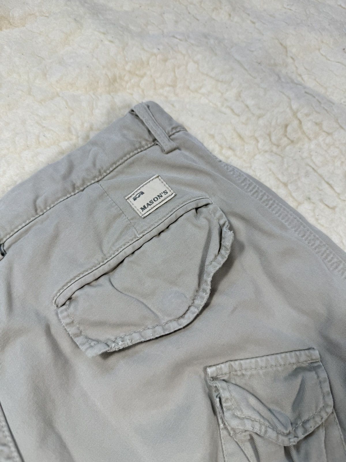 Mason's Masons embroidery metal rivets vintage cargo pockets pants Size US 32 / EU 48 - 13 Thumbnail