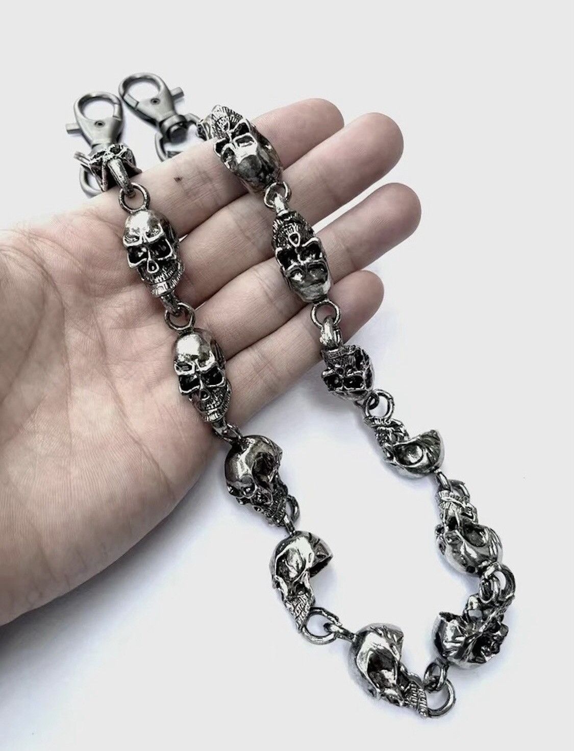 Jewelry Skull Link Wallet Demon Pocket Chain Size ONE SIZE - 4 Thumbnail