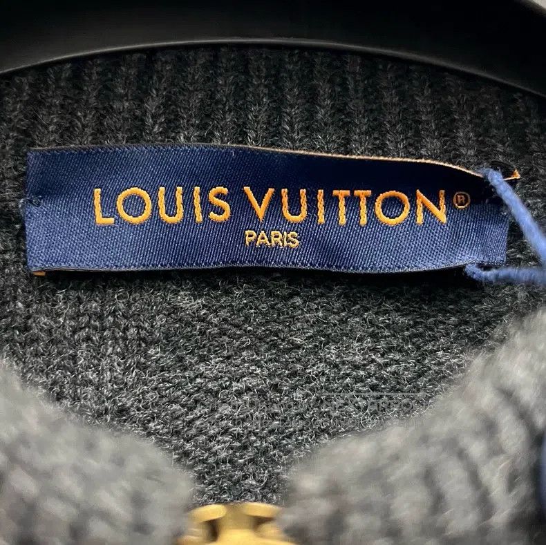 Louis Vuitton Louis Vuitton Jacquard half-zip turtleneck sweater Size US XL / EU 56 / 4 - 5 Thumbnail