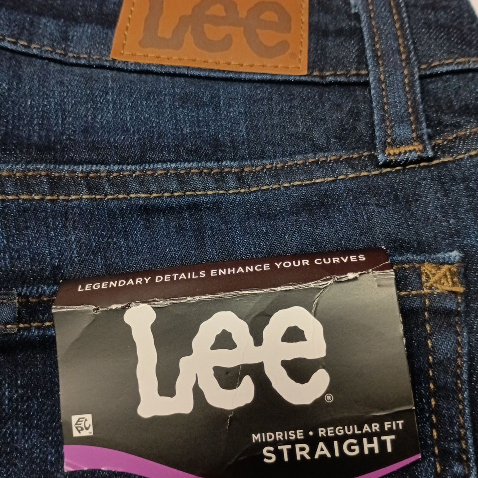 Lee Lee Straight Leg Jeans Women's 10 Long Size 30x31 Blue Size 32" / US 10 / IT 46 - 2 Thumbnail