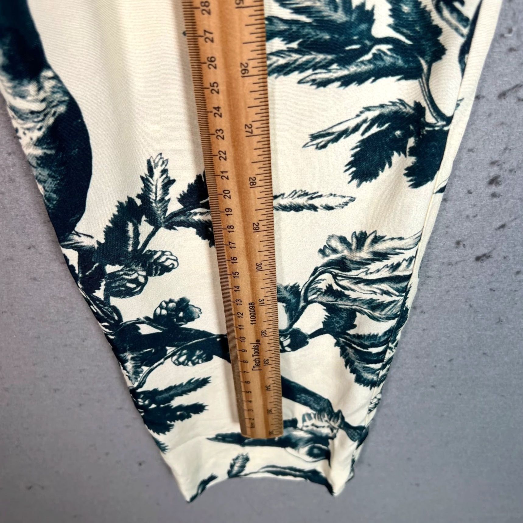 MAX&Co. Max & Co. Womens Tropical Print High-Waisted Pants Size 26 in Waist Size 26" / US 2 / IT 38 - 5 Thumbnail