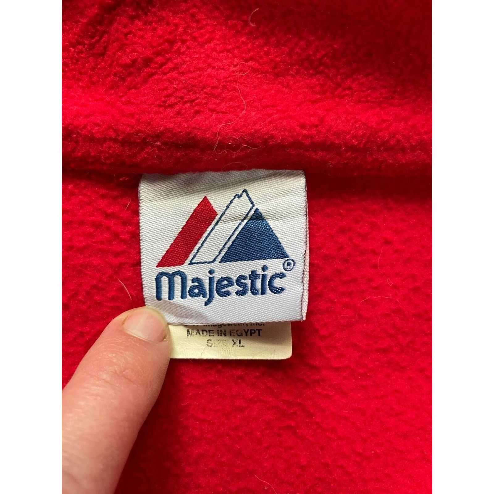 Majestic Vintage Majestic NHL Detroit Wings Fleece Pullover Size XL Size US XL / EU 56 / 4 - 9 Thumbnail