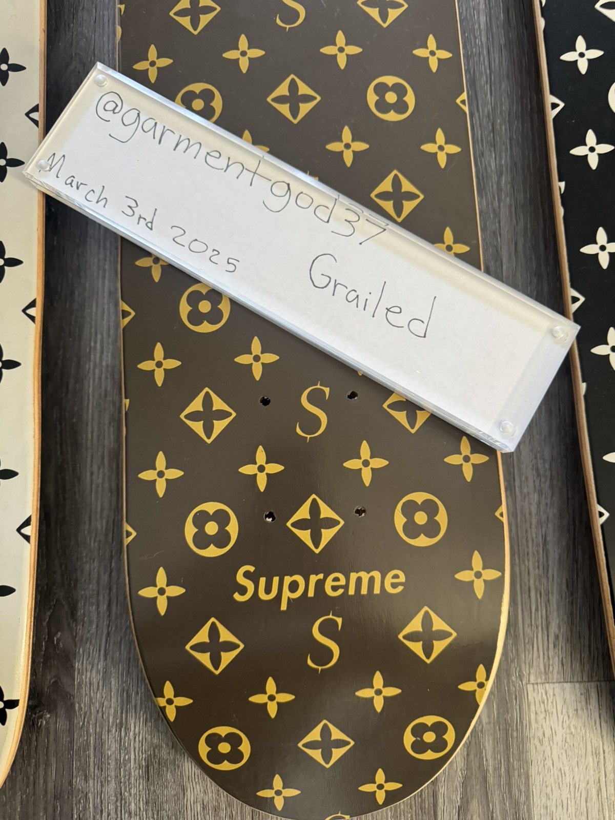 Louis Vuitton × Supreme Supreme Louis Vuitton 2000 Monogram Skateboard Deck Size ONE SIZE - 5 Thumbnail