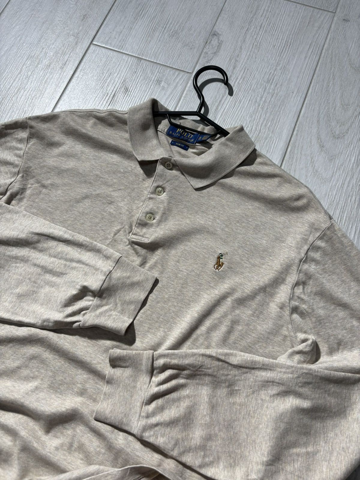Polo Ralph Lauren Polo Ralph Lauren Polo Rugby Cream Long Sleeve Old Money Size US XL / EU 56 / 4 - 7 Thumbnail